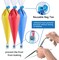122 Pieces Tipless Piping Bags - 100pcs Disposable Piping Pastry Bag for Royal Icing/Cookies Decorating - 10 Pastry Bag Ties,10 Clips &2 Scriber Needle - Best Cookie/Cake Decorating Tools (14 inch)
